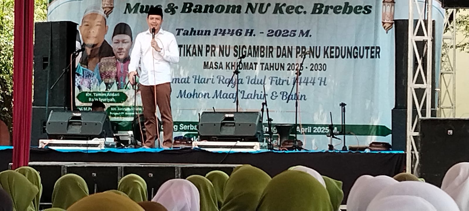 Pelantikan Pengurus Ranting NU Sigambir dan Kedunguter Brebes, Ini Pesan Wakil Ketua DPRD