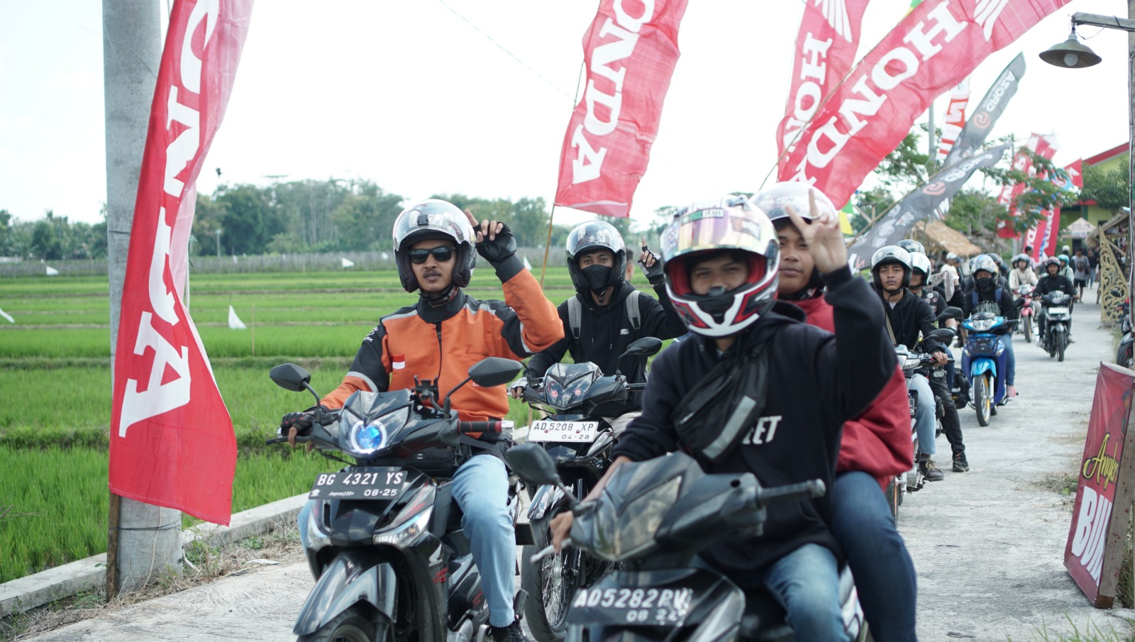 Hadiri Jambore Nasional Supra di Klaten, 1.600 Bikers Seru-seruan Hingga Adu Modifikasi