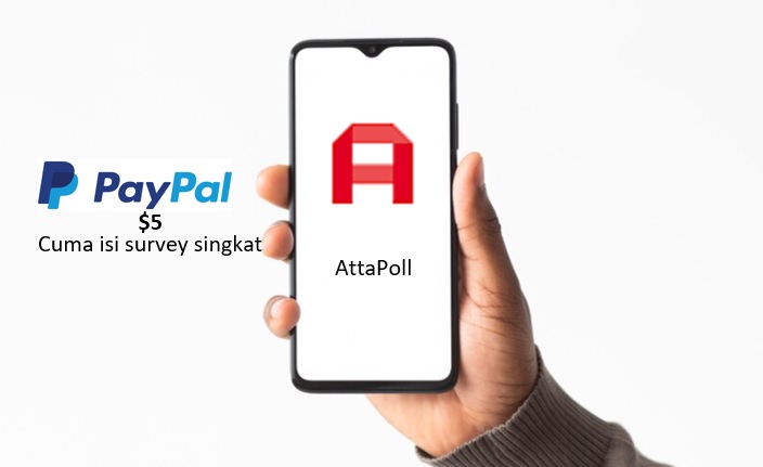 Dapat PayPal 5 Dolar dari Aplikasi Survey Penghasil Uang Luar Negeri Ini