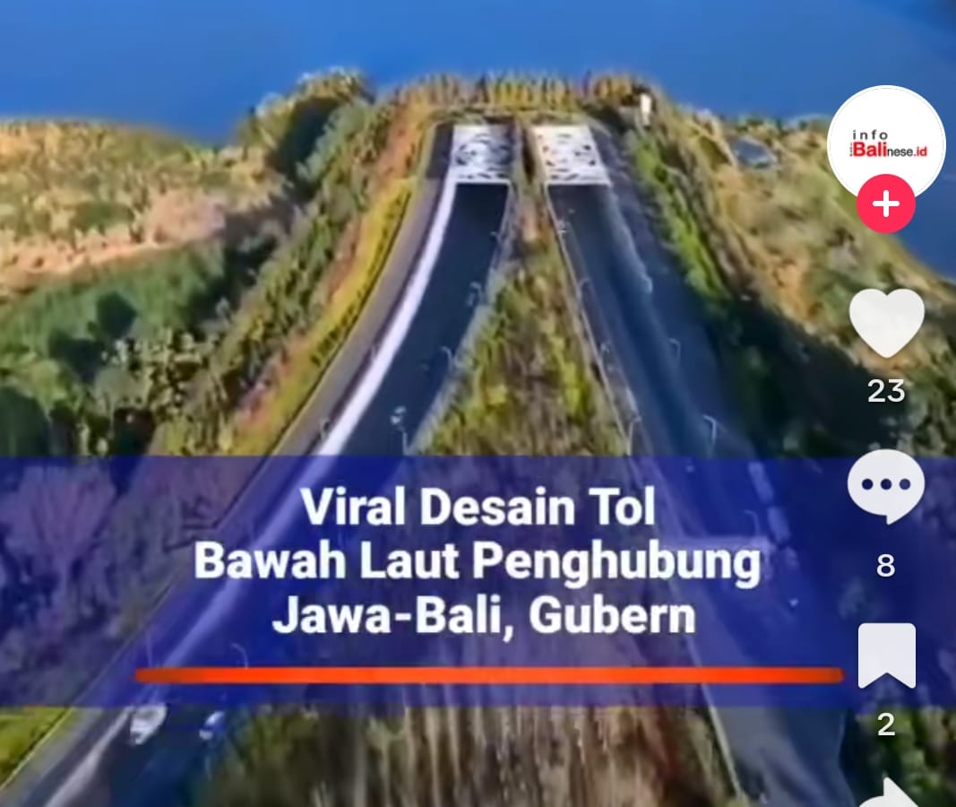 Beredar Desain Tol Jawa-Bali Akan Tembus Lautan, Mitosnya Pulau Dewata Bisa Hancur Jika Benar Tersambung