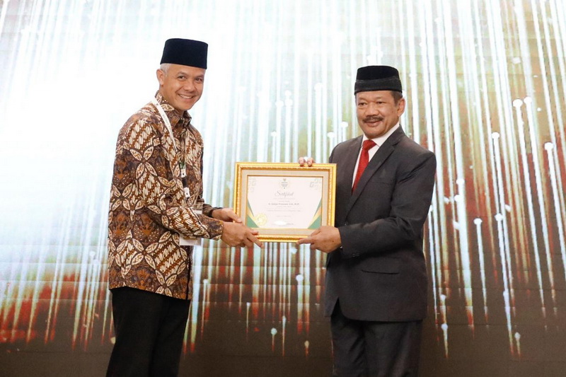 Baznas Award 2023, Gubernur Jateng Diganjar Penghargaan Nasional