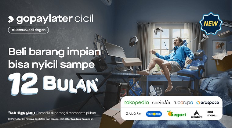 Belanja di Tokopedia dengan Pembayaran GoPayLater, Begini Caranya