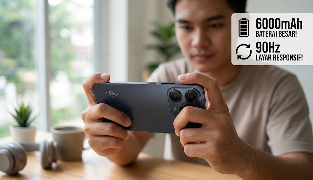 Harga Cuma 1 Jutaan! Ini Rekomendasi HP itel Gaming Murah dan Anti-Lag