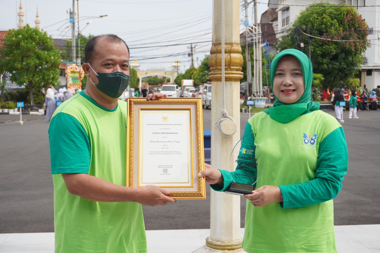 Kota Tegal Juara 2 Pemeringkatan Profil Kesehatan Tingkat Kabupaten/Kota se-Indonesia