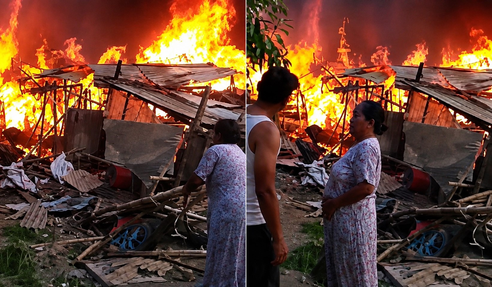 Berawal dari Bakar Sampah, Api Merembet dan Hanguskan Gudang Rongsok di Kramat Tegal