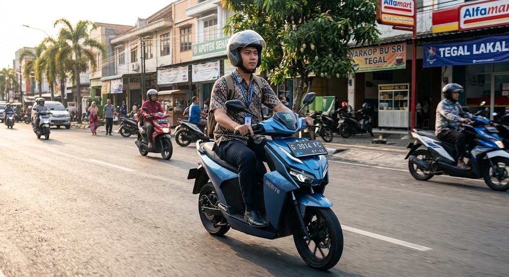 Motor Listrik Pekerja Kantoran atau Bensin, Mana yang Cocok?