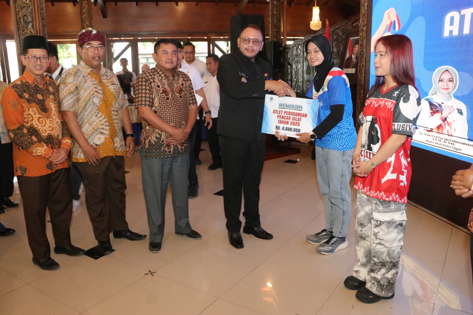 Berprestasi, 149 Atlet di Kota Tegal Terima Reward