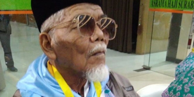 Sempat Jadi Cadangan, Mbah Soleh Jemaah Haji Tunanetra Akhirnya Berhasil ke Tanah Suci