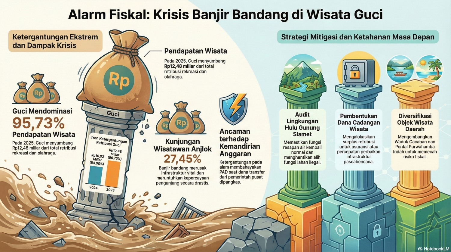 Alarm Fiskal di Balik Banjir Bandang Guci