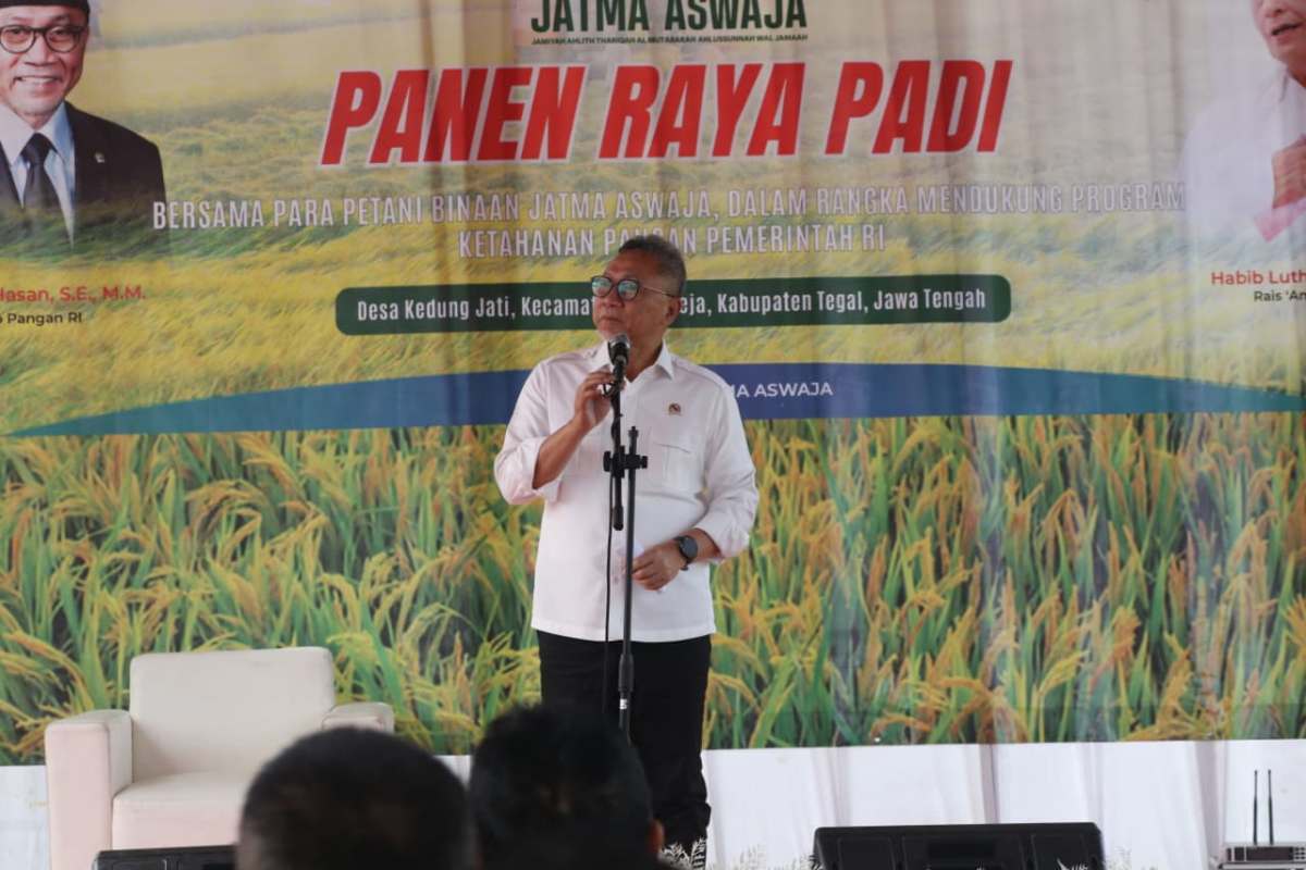 Panen Raya Padi di Tegal, Menko Zulhas Janjikan Ini Pada Petani Warureja