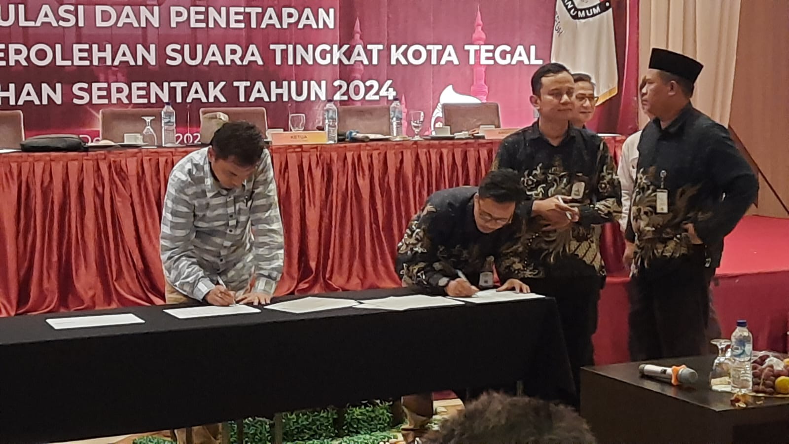 Rekapitulasi Selesai, Ini Perolehan Suara Calon Wali Kota dan Wakil Wali Kota Tegal di Pilkada 2024