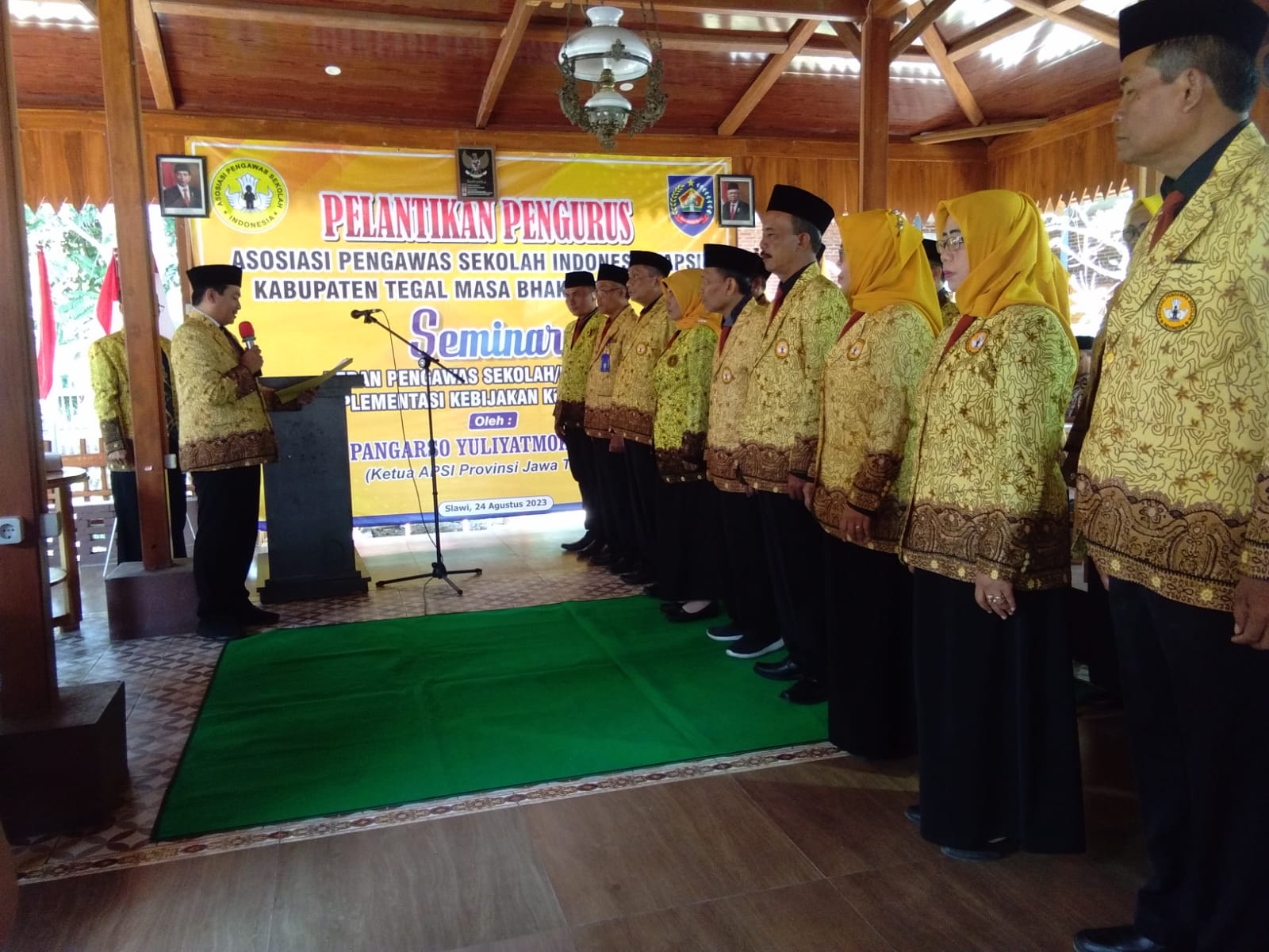 Pengurus Asosiasi Pengawas Sekolah Indonesia Kabupaten Tegal Dikukuhkan, Ini 5 Poin yang Akan Dicapai