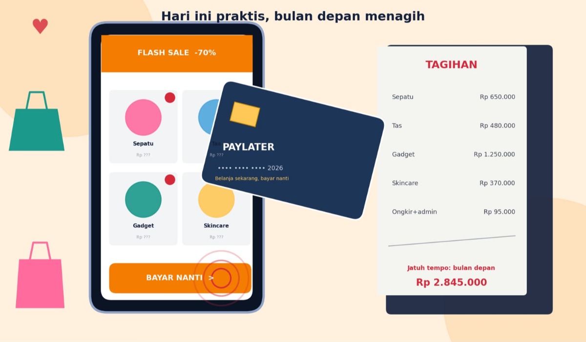 Cicilan Kecil, Utang Besar: Paylater Menjerat Anak Muda