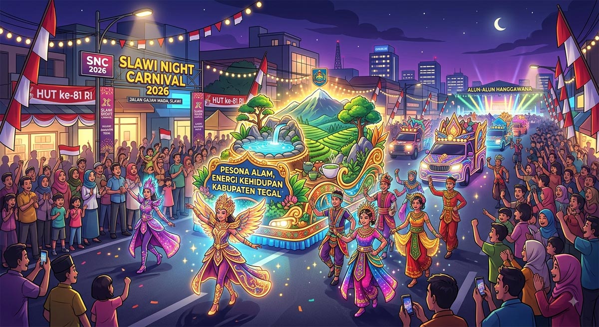 Slawi Night Carnival 2026: Rute, Tema, dan Jadwal Parade