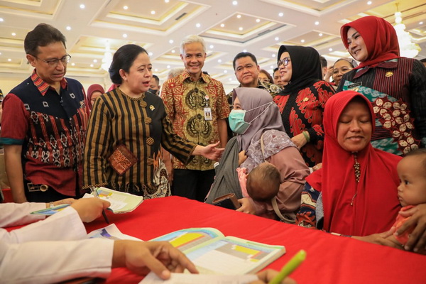 Kompak! Ganjar dan Puan Dukung Menkes Genjot Imunisasi Polio Dosis 2 IPV2