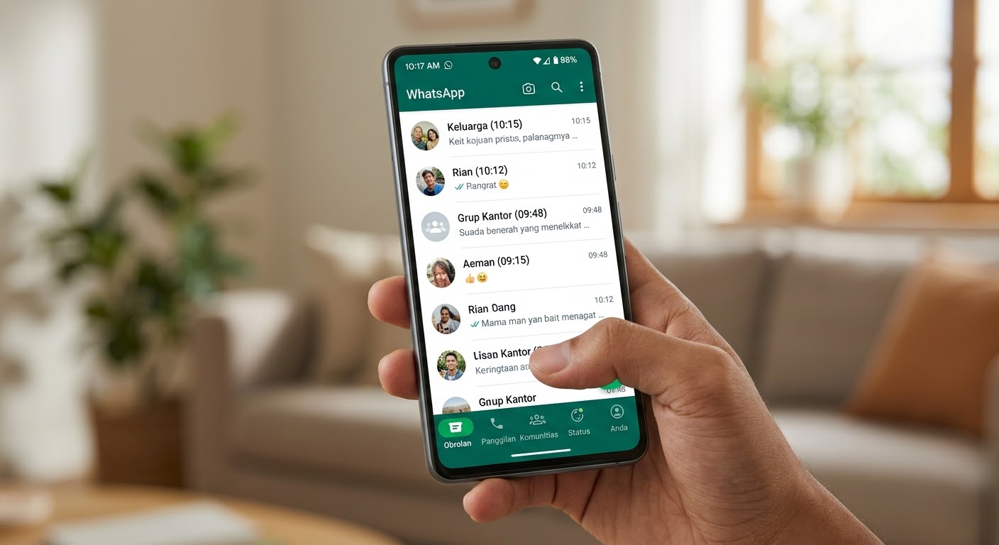 Tampilan Baru WhatsApp di Android Makin Segar, Ini Perubahan Visual Pentingnya!