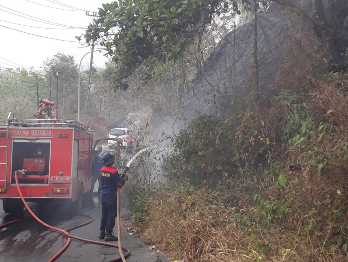 Bukit Siwuni Balapulang Tegal Terbakar, Penyebabnya Bikin Geram 