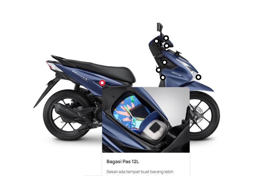 Begini Rincian Kapasitas Bagasi All New Honda BeAT 2025, Apa Benar Bisa Muat 2 Helm?