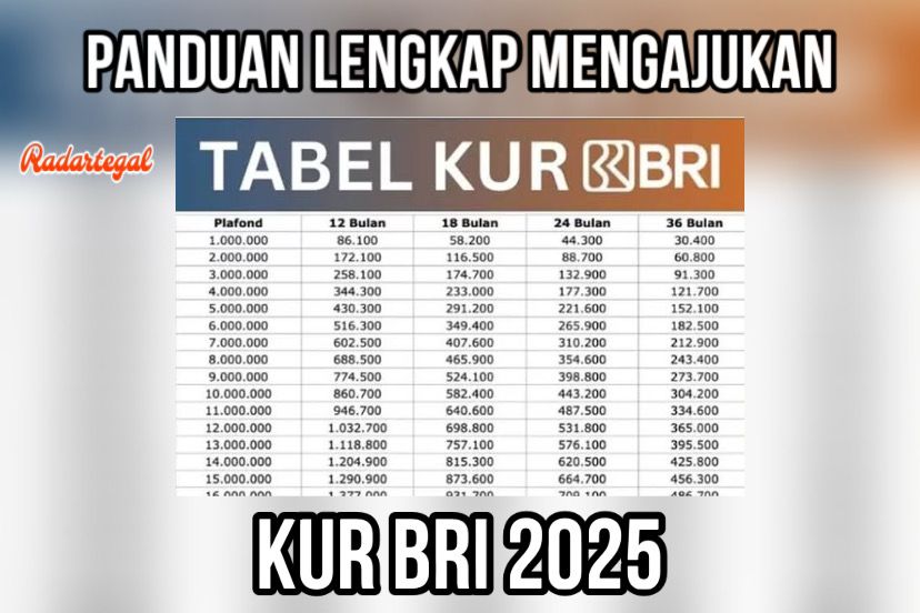 Plafon hingga Rp500 Juta Bunga 6 Persen, Begini Panduan Lengkap Pengajuan KUR BRI 2025