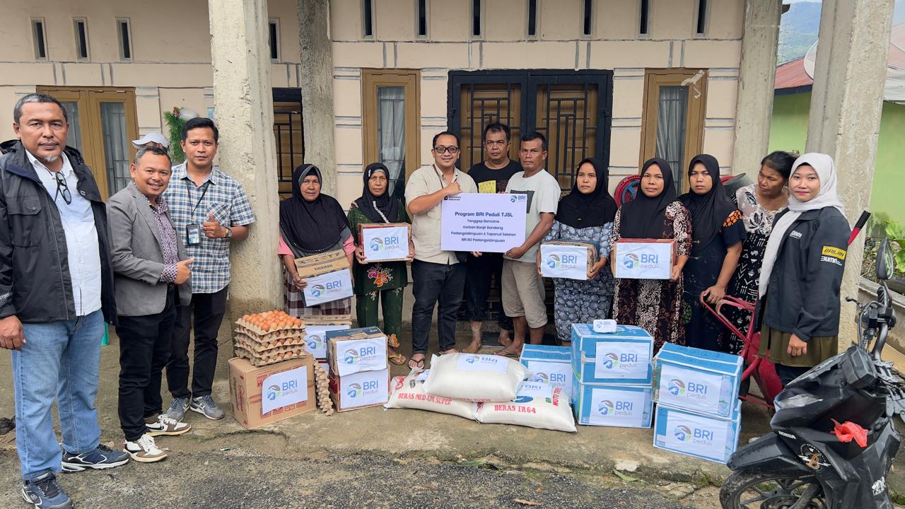 BRI Peduli Gercep, Salurkan Bantuan Bagi Warga Terdampak di Wilayah Sumatera 