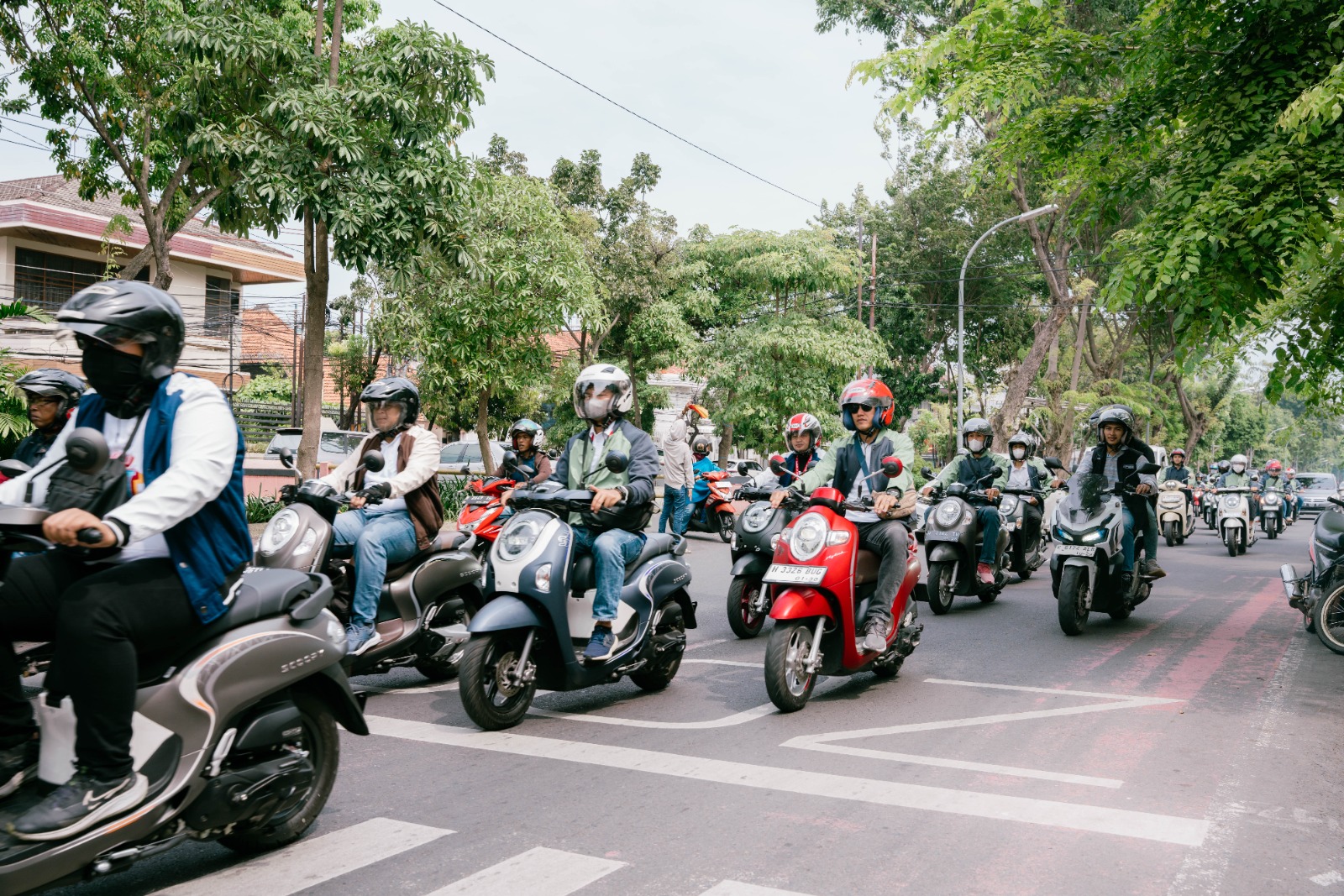 Astra Motor Jateng Gandeng 15 Jaringan Dealer Rolling City Semarang Bareng Scoopy Lovers  
