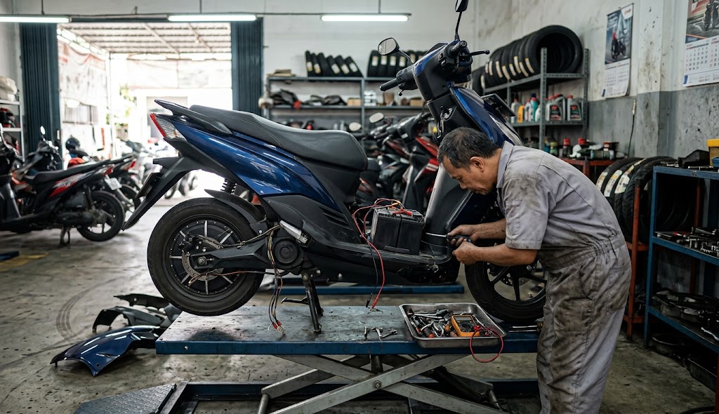 Motor Listrik Baru Setahun Sudah Drop? Ini 10 Penyebab yang Wajib Diketahui