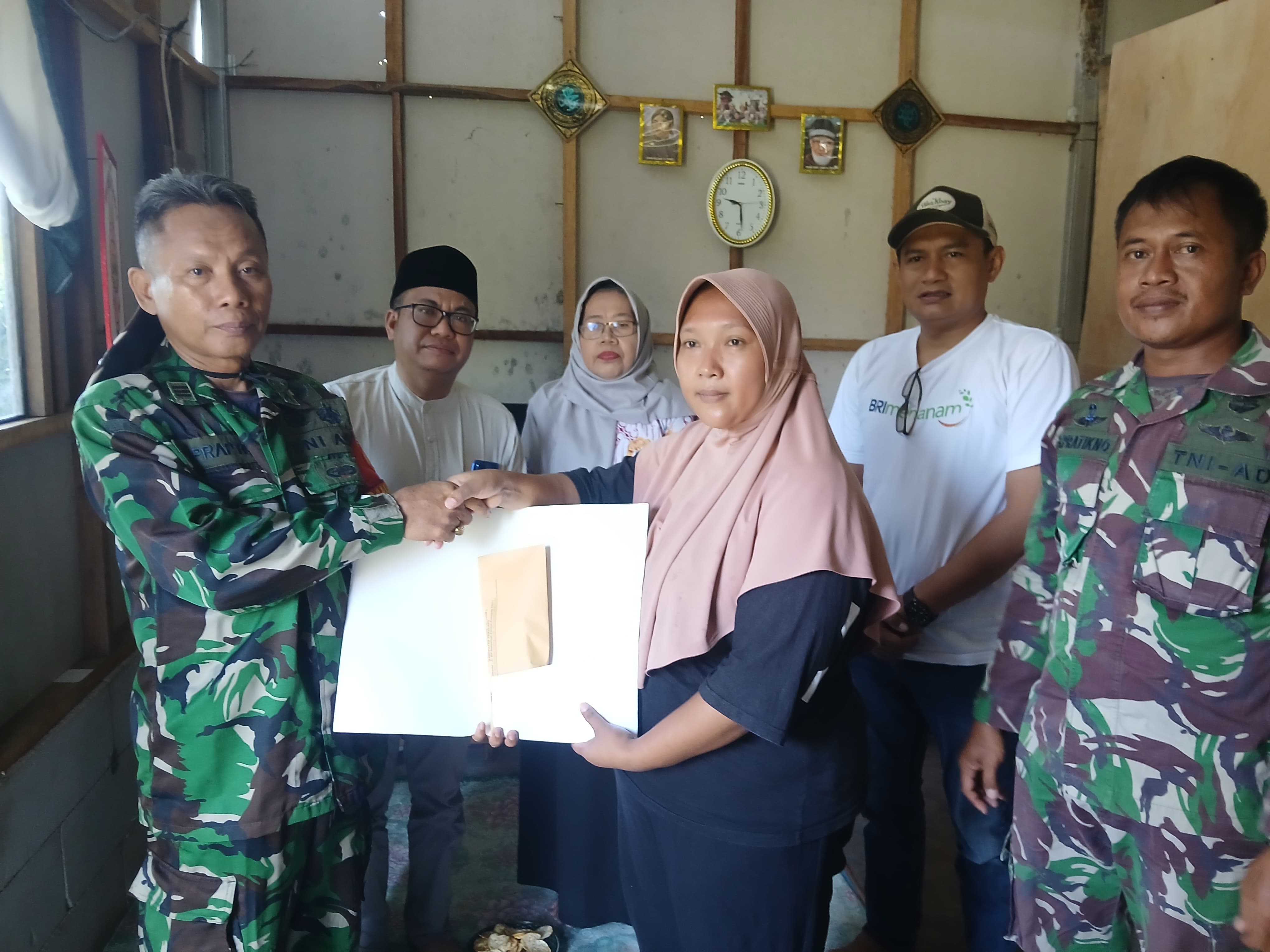 TMMD Bulakan Pemalang, Baznas Bantu Rehab RLTH 