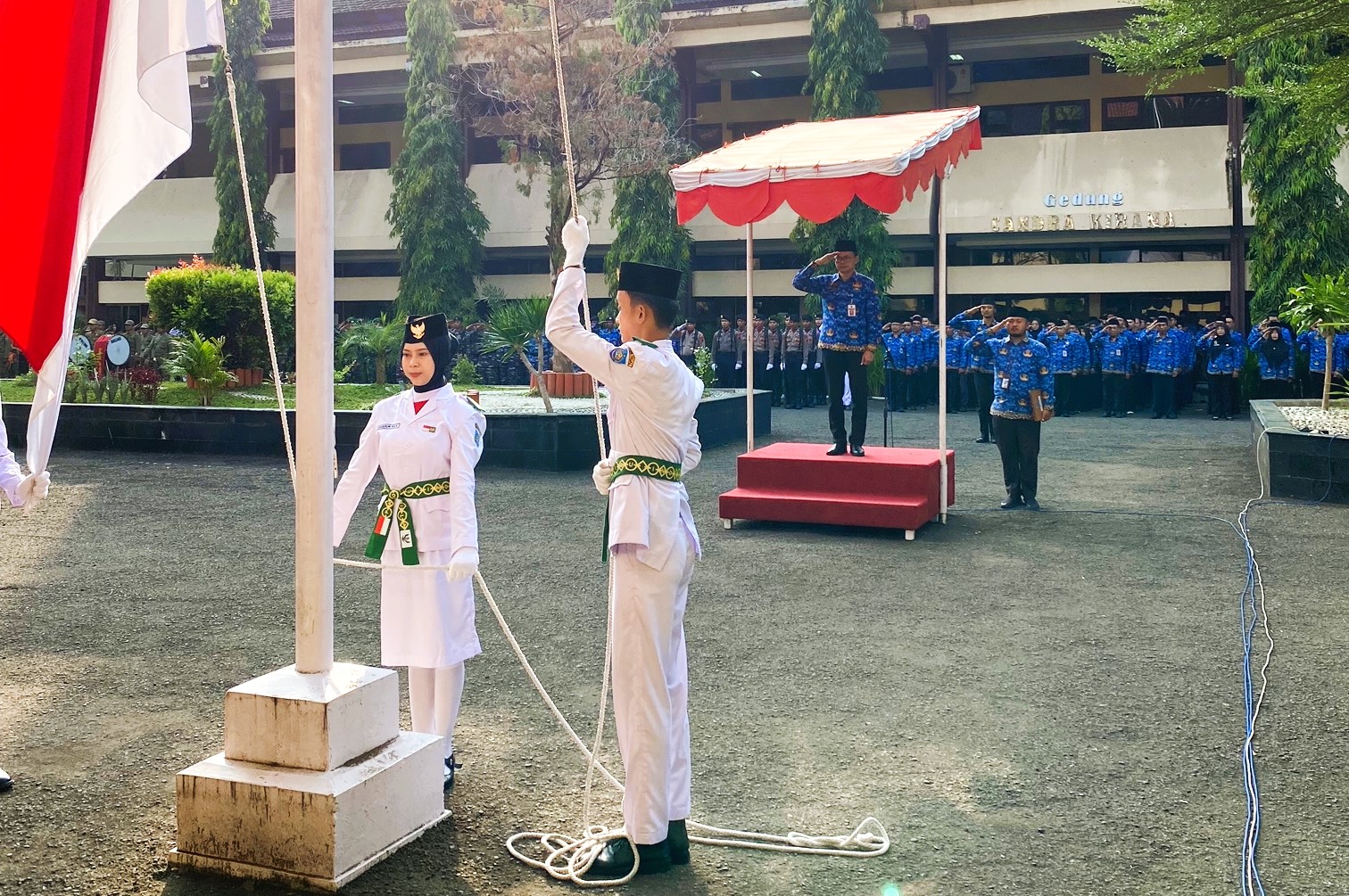 Sekda Pimpin Upacara Hari Lahir Pancasila di Kabupaten Tegal 