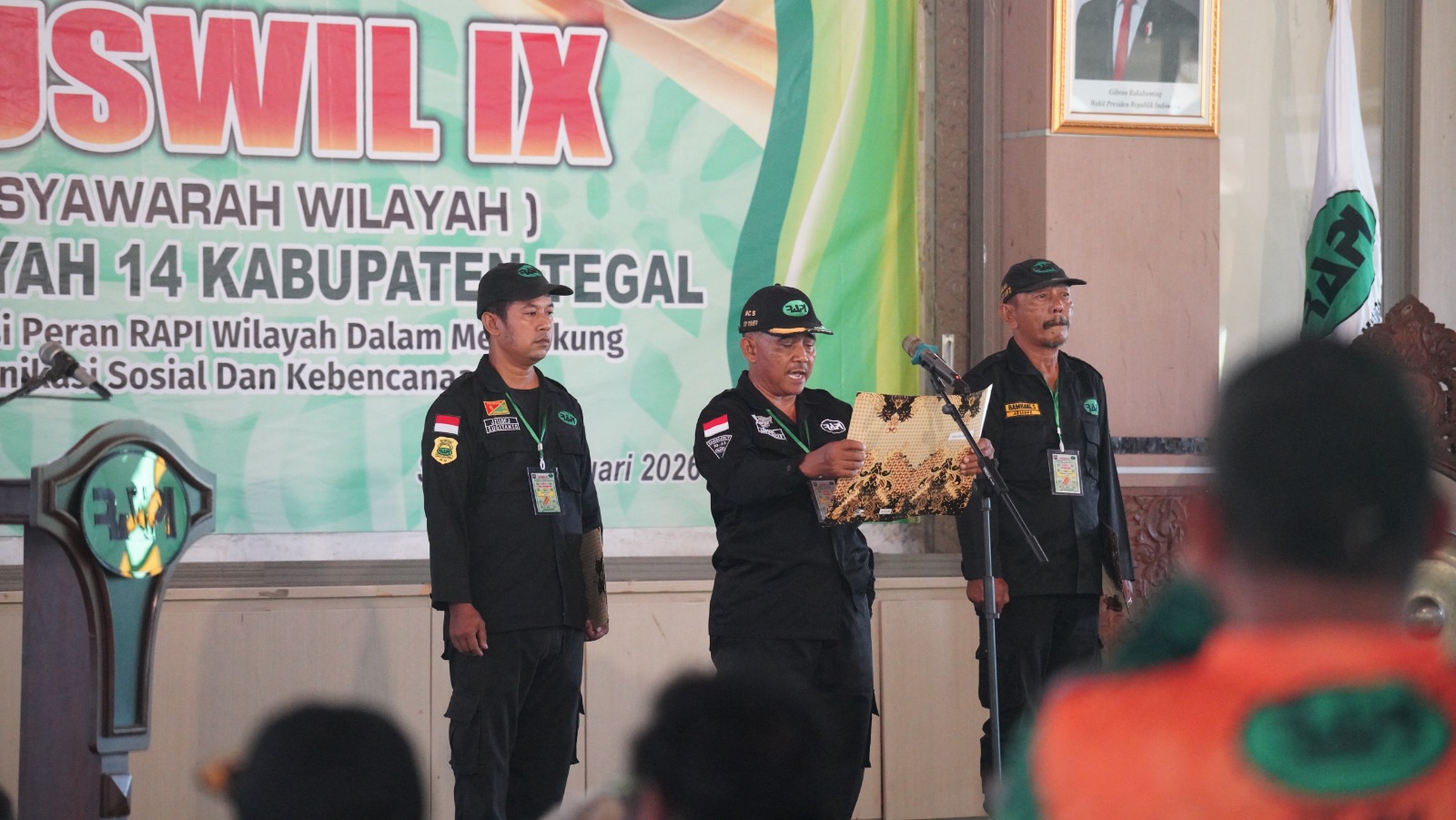 Ischak Apresiasi Muswil RAPI Kabupaten Tegal yang Menelurkan Natali Sebagai Ketua
