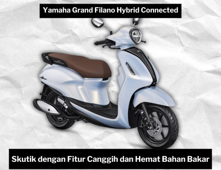 Yamaha Grand Filano Hybrid Connected, Skutik Retro Modern dengan Fitur Canggih dan Hemat BBM