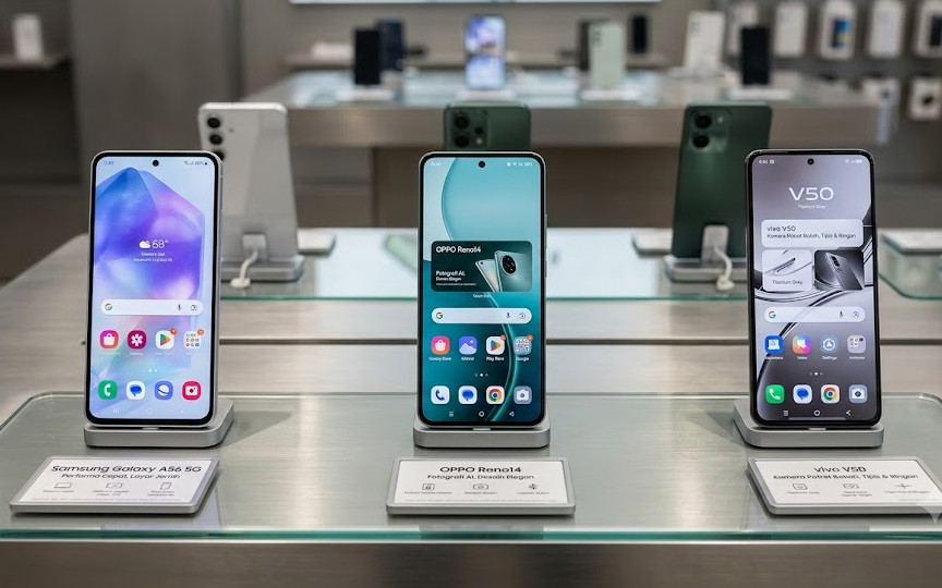 7 HP Android Mirip iPhone Terbaik 2026, Desain Premium dengan Harga Mulai Rp1 Jutaan