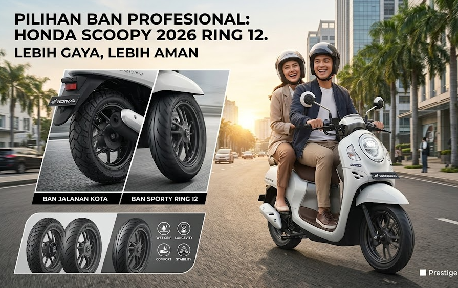 7 Rekomendasi Ban Honda Scoopy 2026 untuk Aman dan Nyaman di Semua Medan