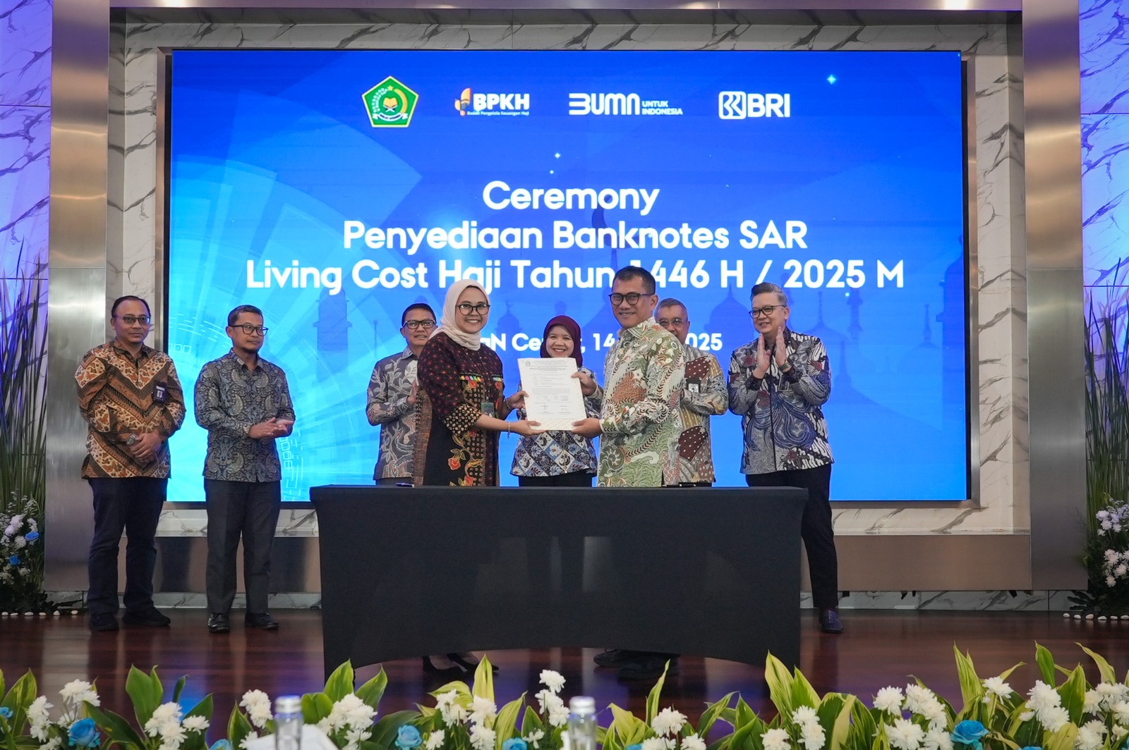 Kembali Dipercaya, BRI Jadi Penyedia Banknotes Living Cost untuk 203.320 Jemaah Haji Indonesia 2025  