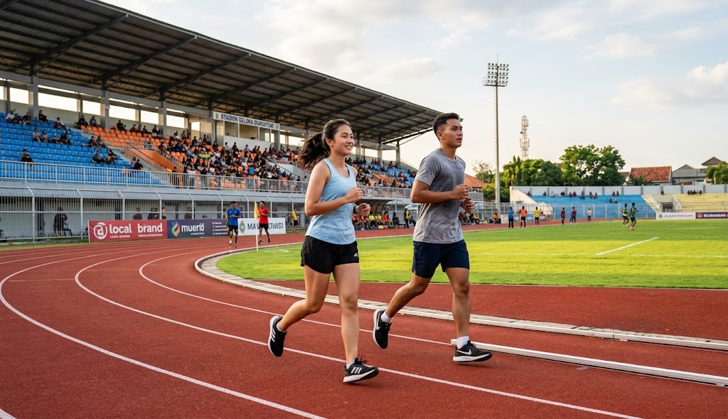 4 Spot Jogging Terpopuler di Tegal, Ada Alun-Alun Kota hingga GOR Tri Sanja