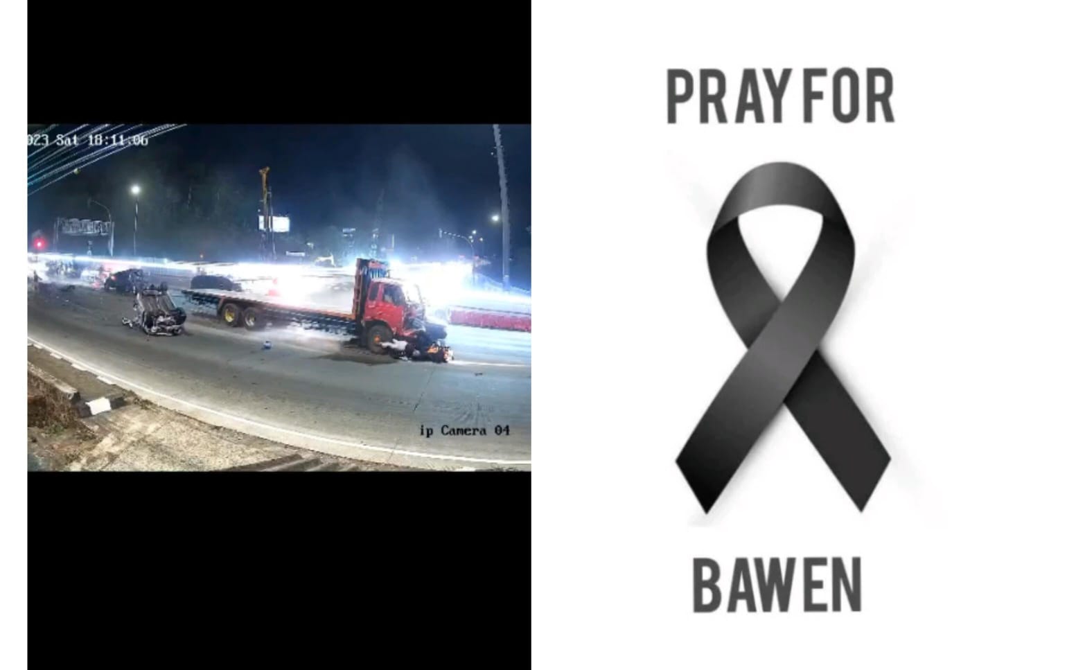 Pray For Bawen Jadi Trending Twitter, Kecelakaan Maut di Exit Tol Buat Netizen Berduka 