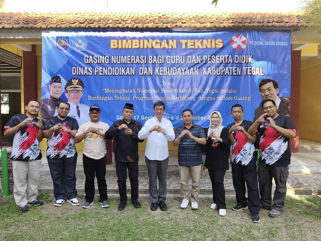 Jadi Program Unggulan, Dinas Dikbud Kabupaten Tegal Gelar Bimtek Gasing Numerasi 