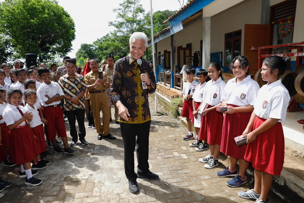 Disurati 3 Murid SD Kanisius Kenalan Magelang, Ganjar Penuhi Permintaan 