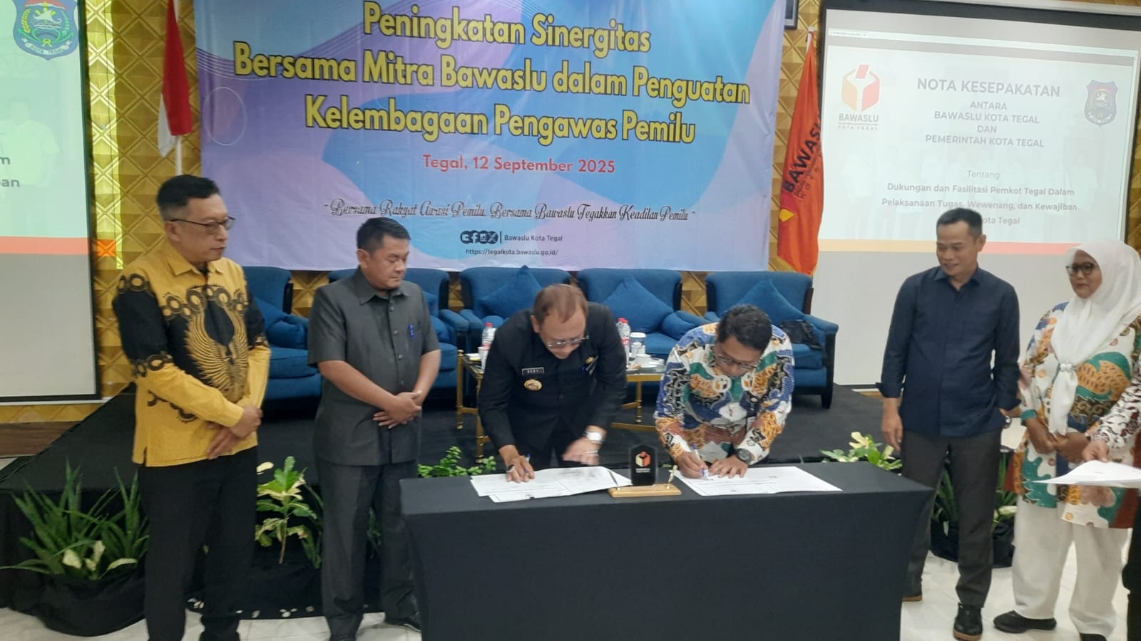 Pemkot Tegal  Jalin Kesepakatan dengan Bawaslu Terkait Hal Ini