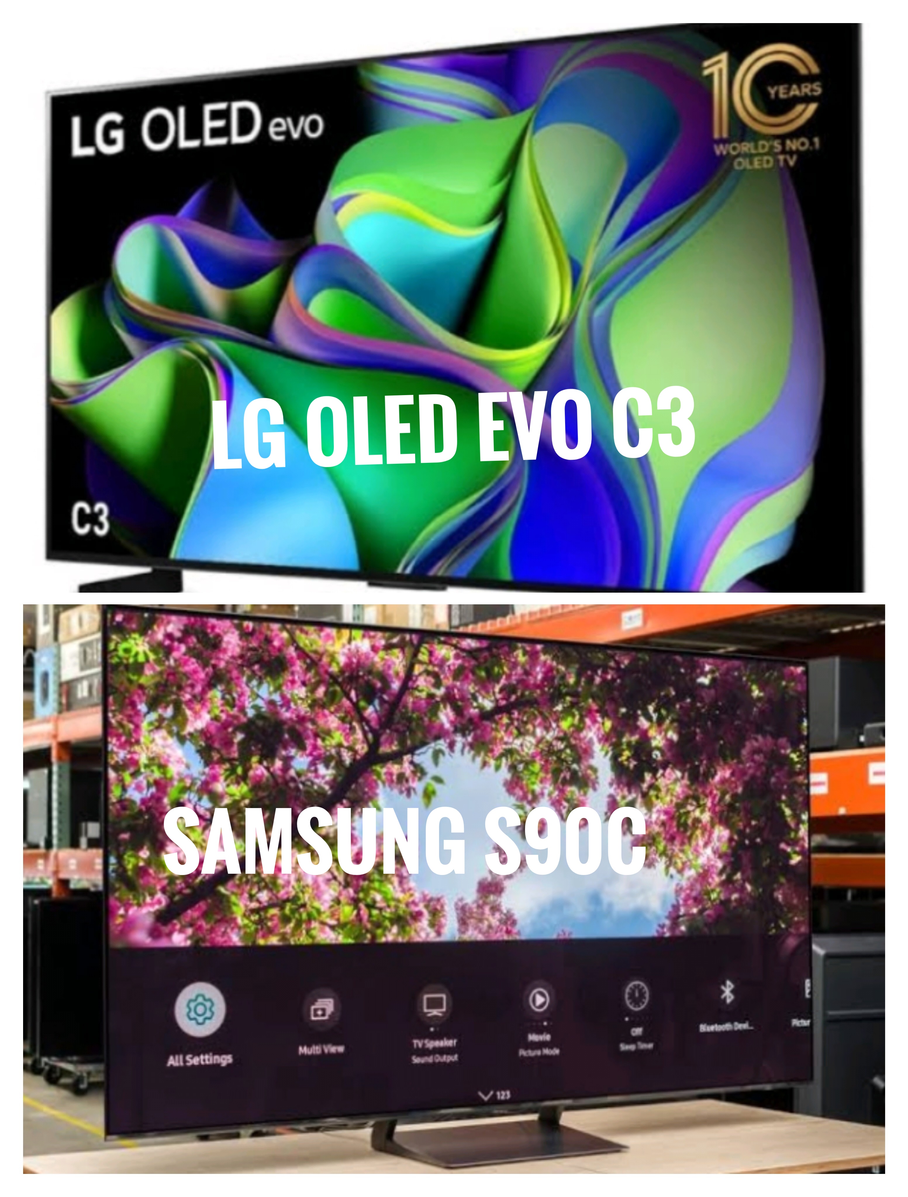 Perbandingan Smart TV Samsung S90C dan LG OLED Evo C3, Mana yang Lebih Unggul Kualitasnya?