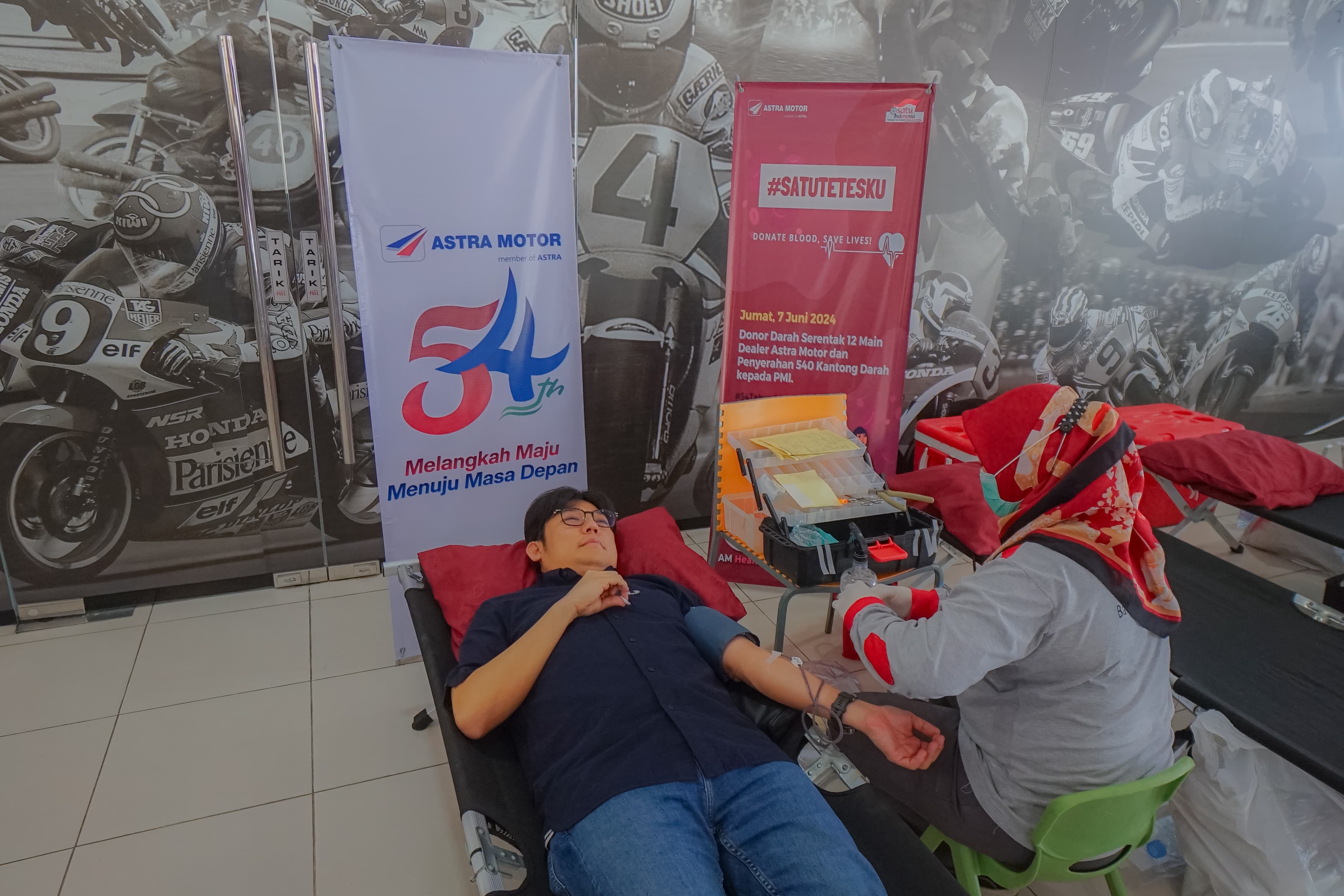Buka Rangkaian HUT ke-54, Astra Motor Gerakkan Aksi Donor Darah Serempak #SatuTetesku