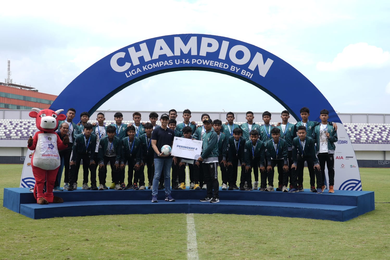 Liga Kompas U-14, Ajang Pembinaan Sepak Bola Usia Dini Terbesar di Indonesia dapat Dukungan BRI