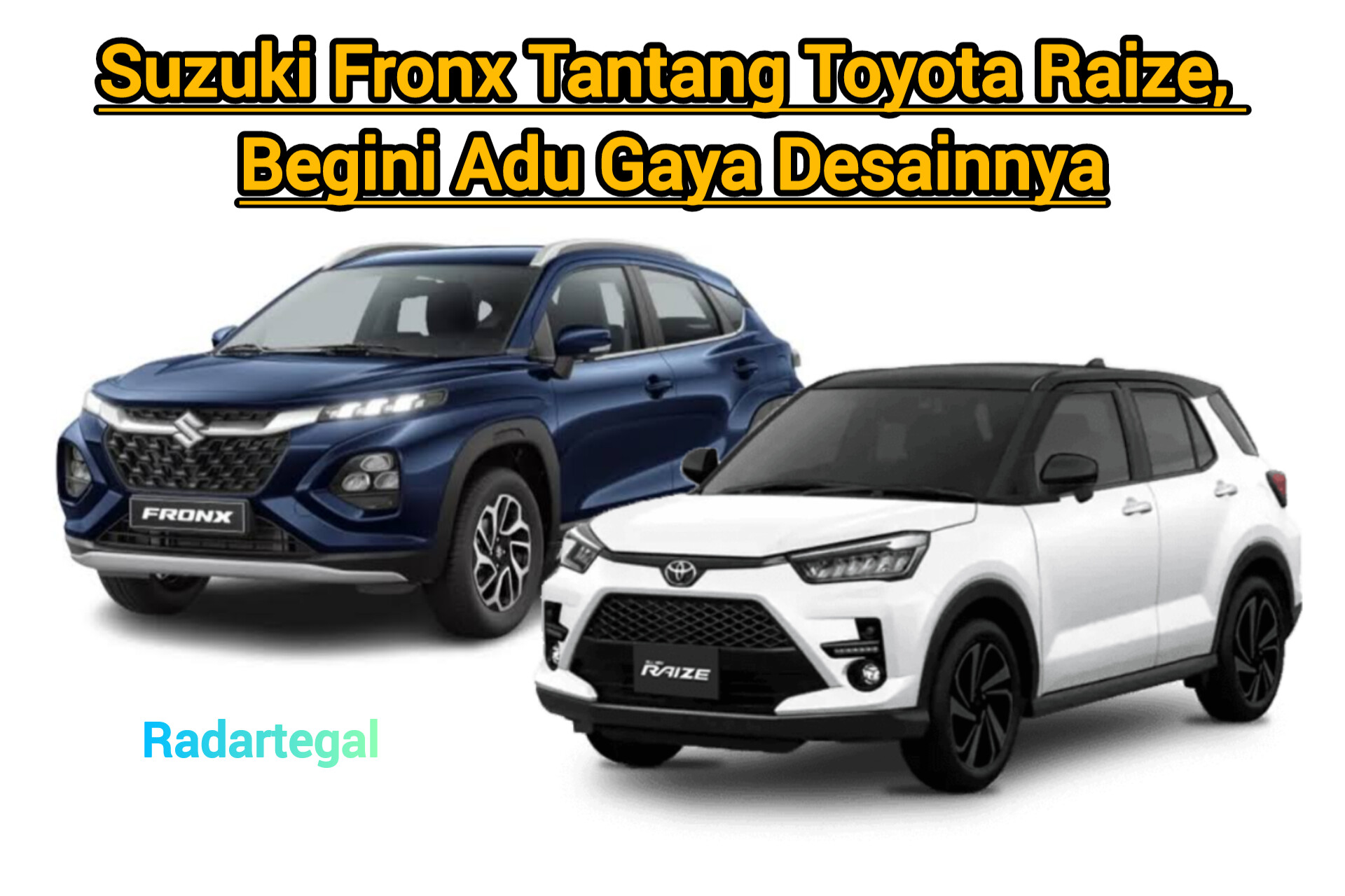 Suzuki Fronx Tantang Toyota Raize, Begini Adu Gaya Desainnya