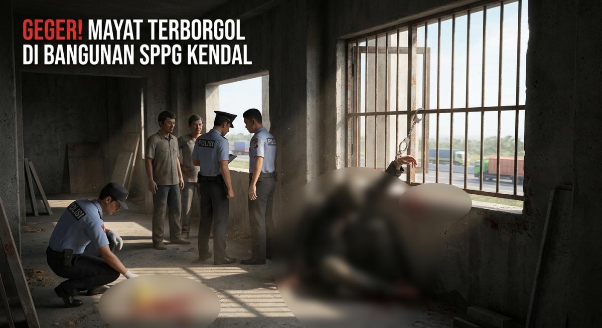 Horor di Bangunan SPPG Kendal: Mayat Terborgol Ditemukan Membusuk