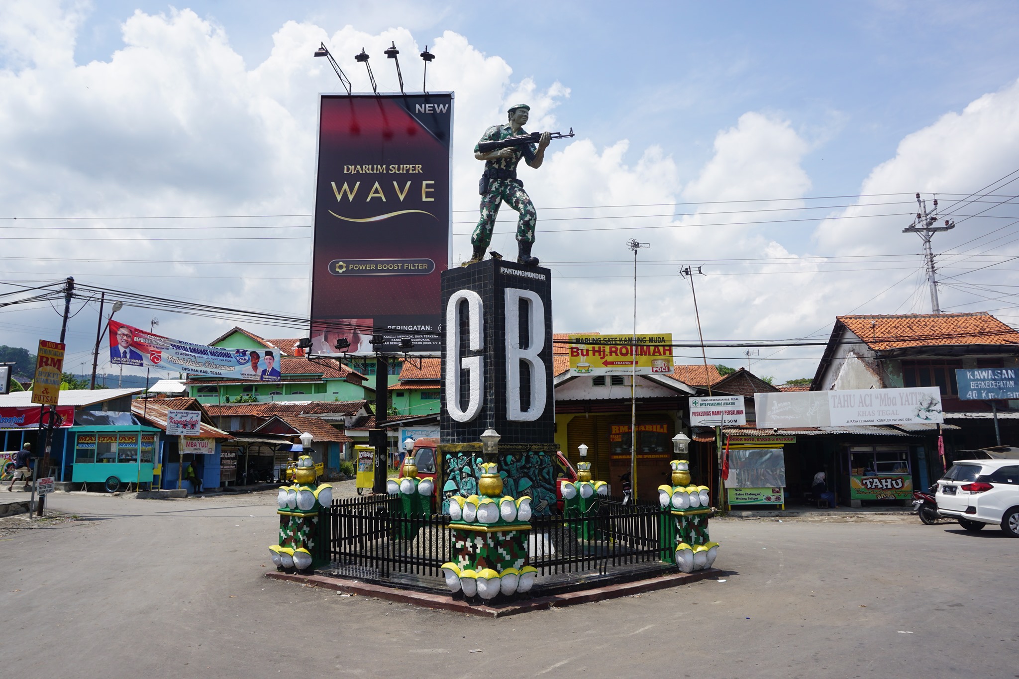 Sejarah Patung GBN Lebaksiu di Tegal yang Dibuat Tahun 1980, Pengingat Kisah Heroik Penumpasan Gerakan DI/TII