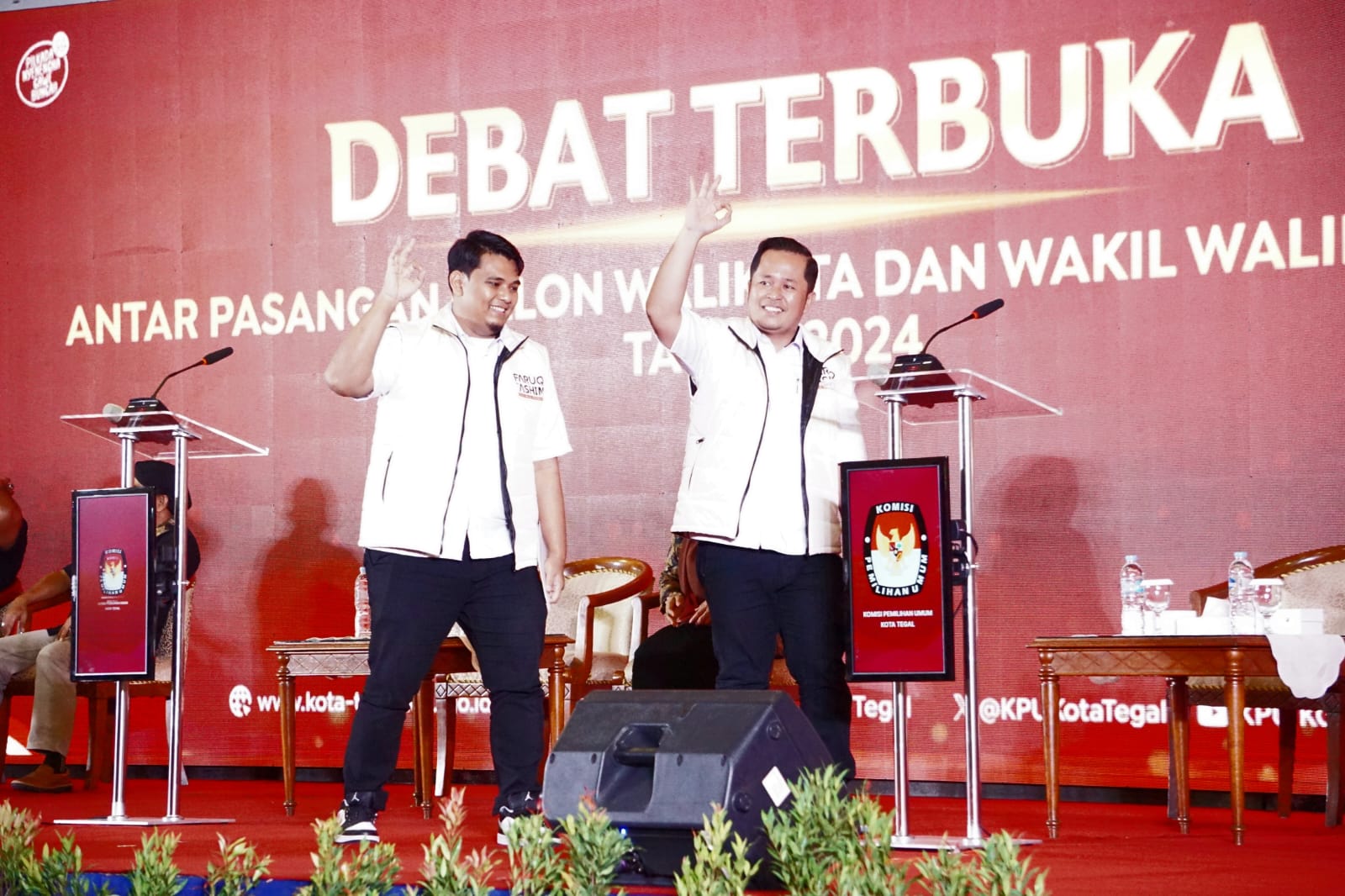 Energik di Debat, Calon  Wali Kota dan Wakil Wali Kota Tegal Faruq-Ashim Tawarkan Solusi Tekan Kecelakaan