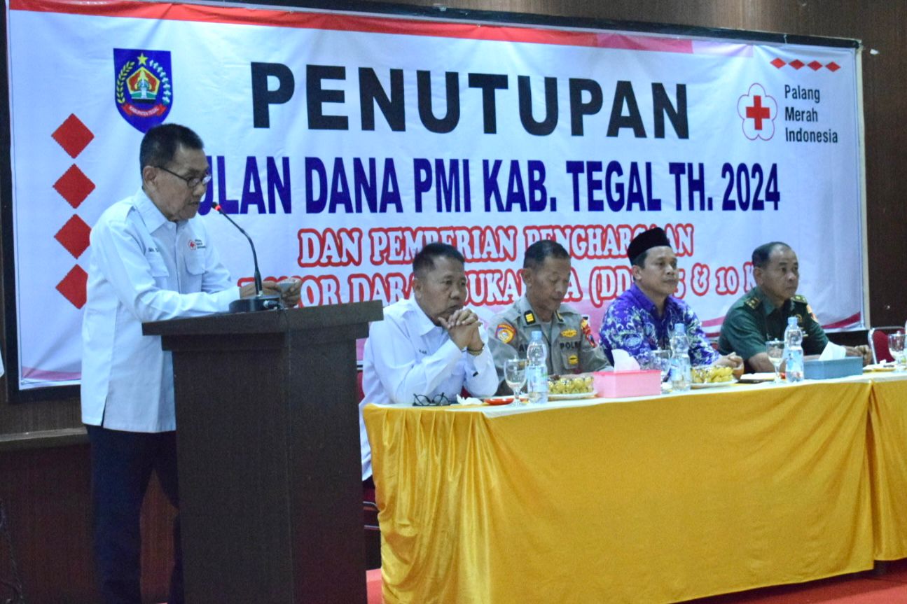 Jadi Rp2,5 Miliar, Perolehan Bulan Dana PMI Kabupaten Tegal 2024 Naik 8 Persen 