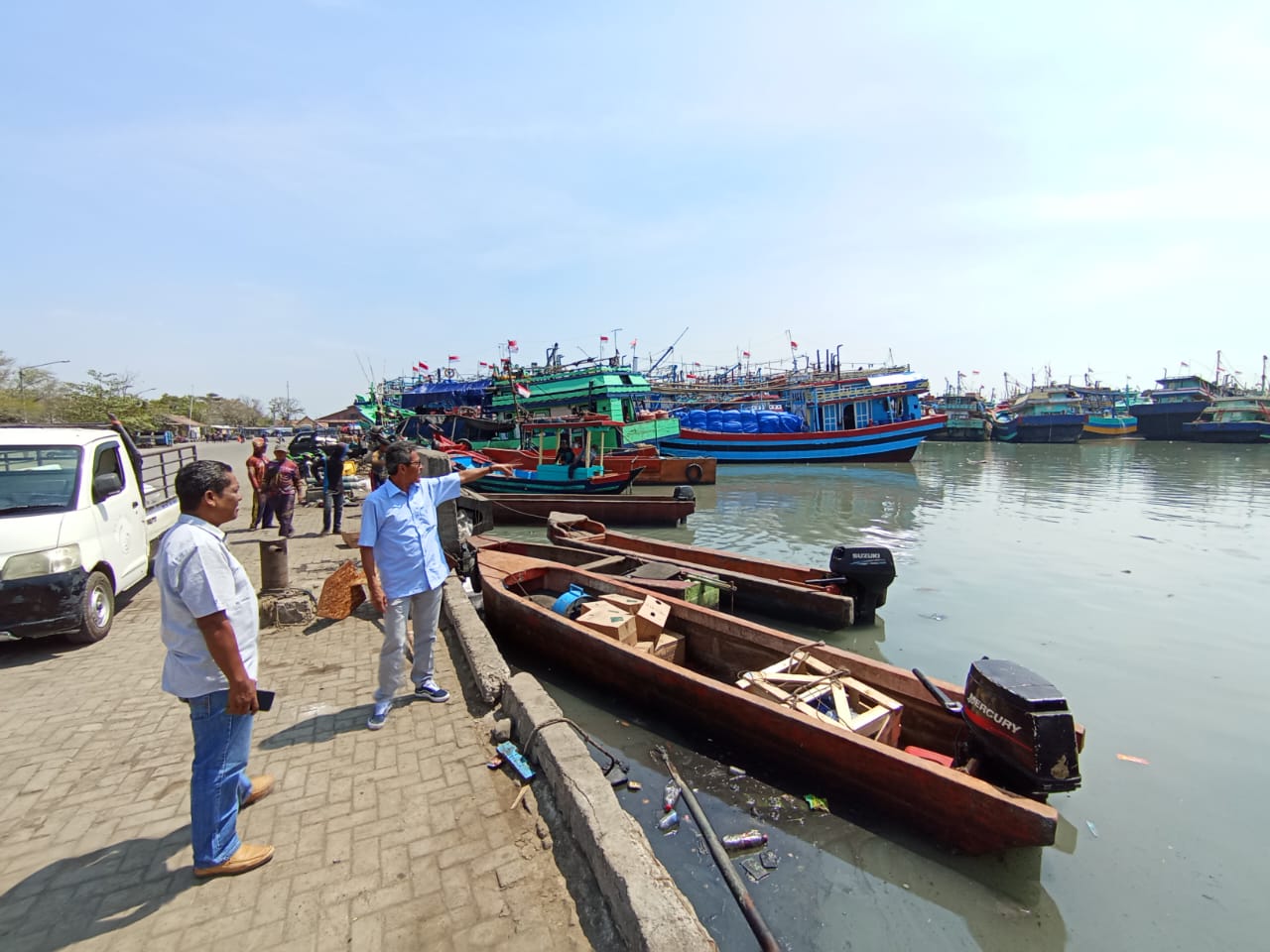 Antisipasi Kebakaran di Pelabuhan Tegal, Kapal-kapal Diminta Lakukan Penyiraman 