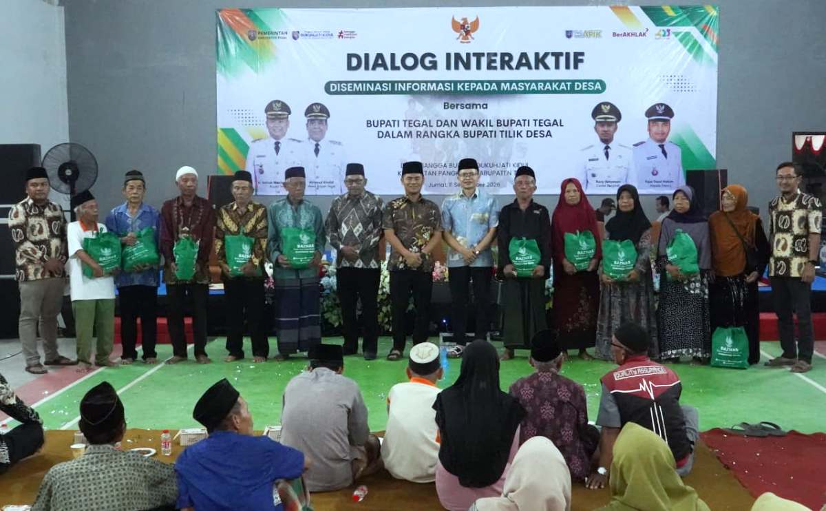 Bupati Tegal Tilik Desa 2026 di Dukuhjati Kidul Pangkah, Dekatkan Layanan Publik dan Angkat Kuliner Langka