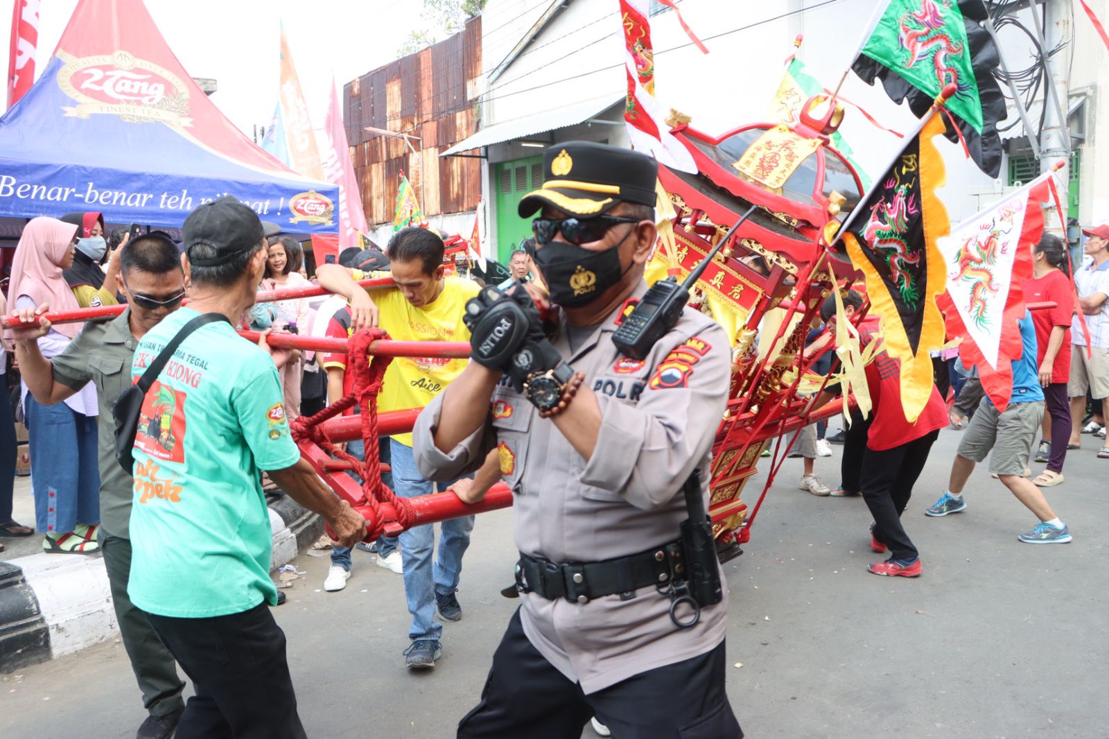 Begini Kemeriahan Kirab Toa Pe Kong Perayaan Sejit Kongco Ceng Gwan Cing Kun di Tegal