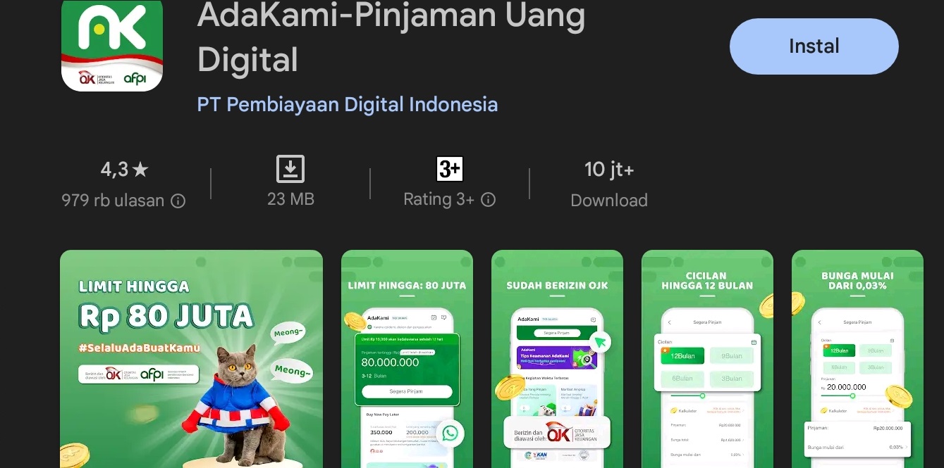 Pinjol Bunga Rendah Cair Cepat Cuma 5 Menit dengan Limit hingga Rp80 Juta, Ini Syarat dan Cara Pengajuannya